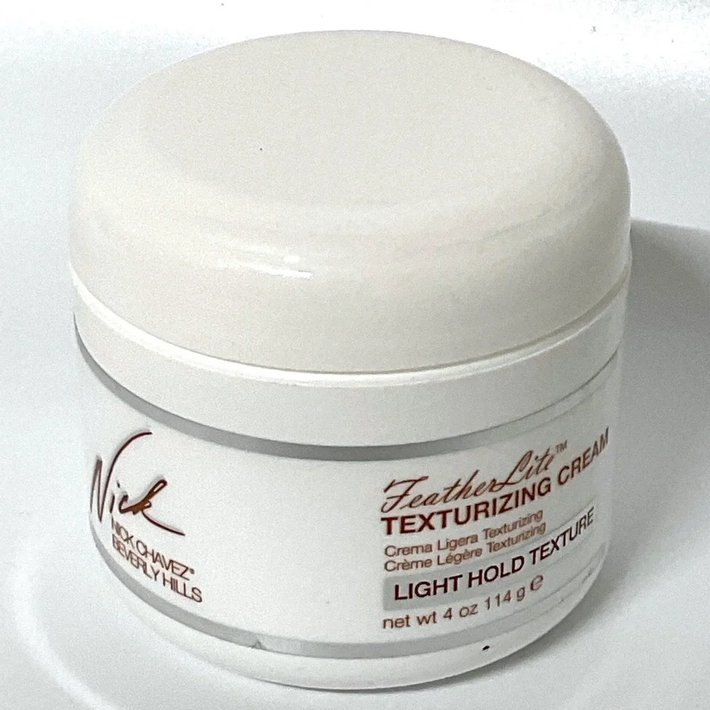 Nick Chavez Beverly Hills FeatherLite Texturizing Cream Light Hold 4oz Jar